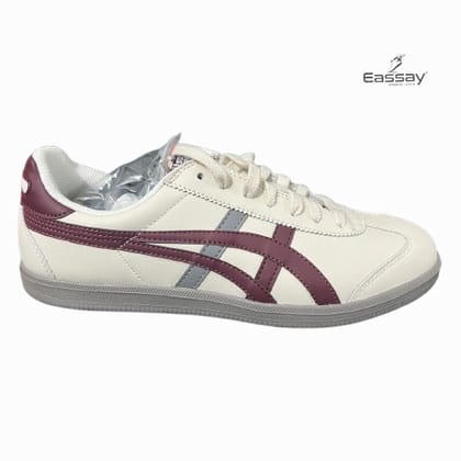 Onitsuka Tiger TokuTen Beige With Maroon Step