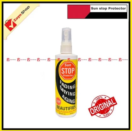 Sun Stop Protector polish Bike or Car Best Polish for Tire, Dashboards and Auto Interiors of Car/Bike 237 ml