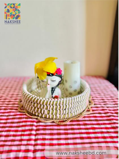 Kaisa Grass Round Storage Tray (Set of Three)