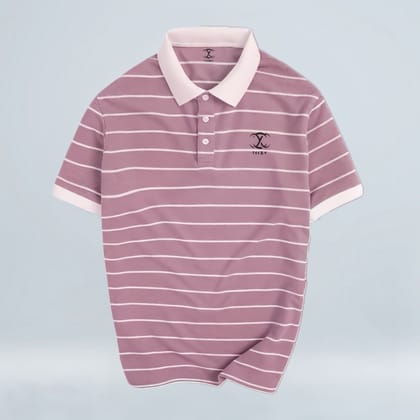 Premium Striped Polo T-Shirt