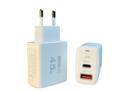45W Fast Charging PD 3.0+ QC 3.0 USB Wall Charger