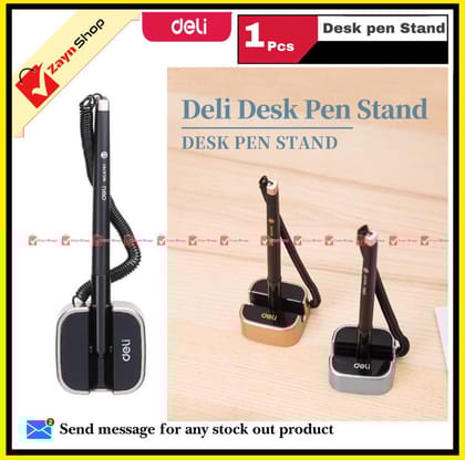 deli Desk Gel pen stand 0.5mm Black Ink 1pcs