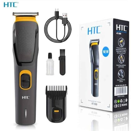 HTC AT-509 Rechargeable Beard Trimmer | Type-C Charging | 5 Cutting Lengths | ShopX