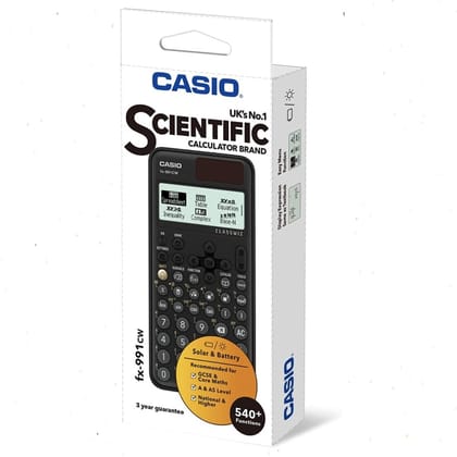 CASIO FX-991CW Scientific Calculator (3 Years Warranty)