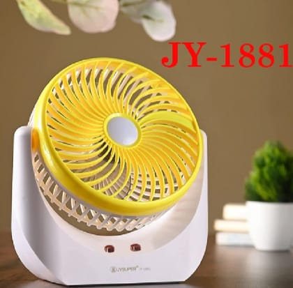 JY SUPER Portable Led Light With Mini Fan