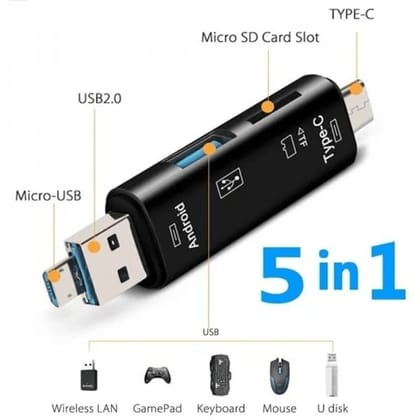Multifunction OTG Card Reader -5 in 1