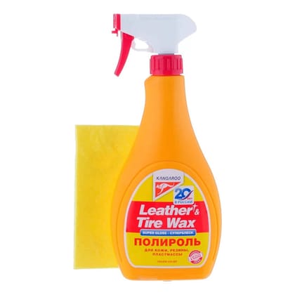 KANGAROO Leather & Tyre Wax Spray – Multi-Surface Shine & Protection