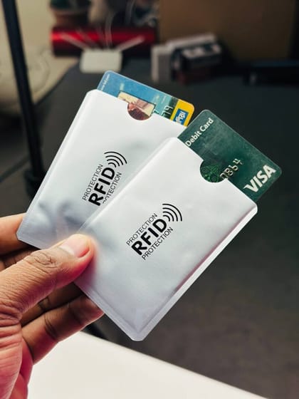 Anti Rfid Card Holder NFC Blocking Reader Case Protection Aluminium – 1pc