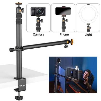 New! Overhead Desk Mount Stand for DSLR, DSLR & Ring Lights (Ulanzi VIJIM-LS02)
