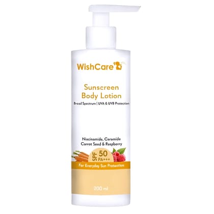 WishCare Sunscreen Body Lotion SPF 50 PA+++ 200 ml