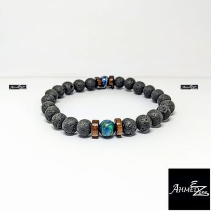 Beaded Bracelet Phoenix Green Blue Color