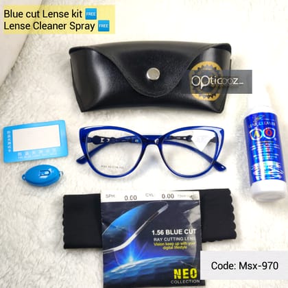 Navy Blue Premium Design BlueCut Female Eyewear