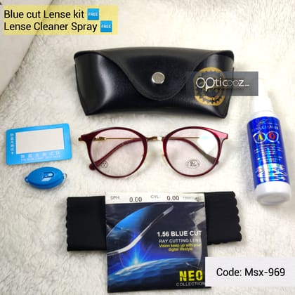 Red Premium BlueCut Female Eyewear