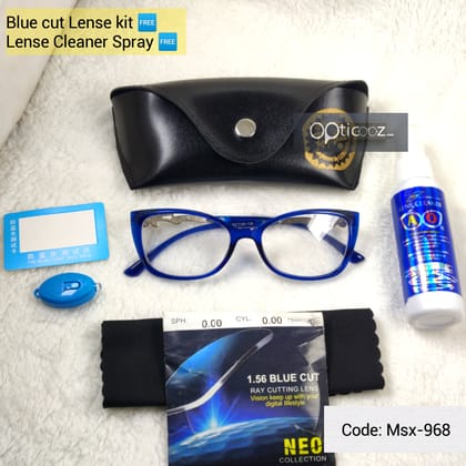 Blue Stylish Premium BlueCut Female Eyewear