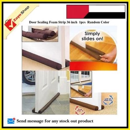 Door Sealing Foam Strip 36 inch use for Under Door Guard  1pcs Random Color