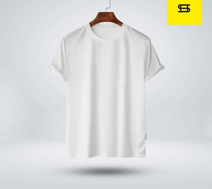 Solid White T-Shirt