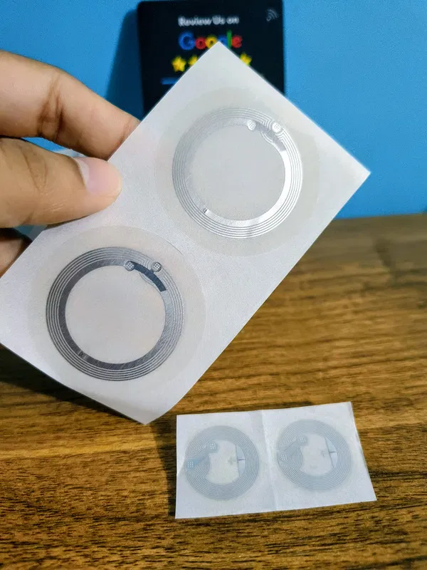 Big Size NFC Transparent Sticker – NTAG215