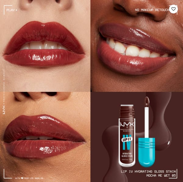 NYX Lip IV Gloss - Mocha me wet