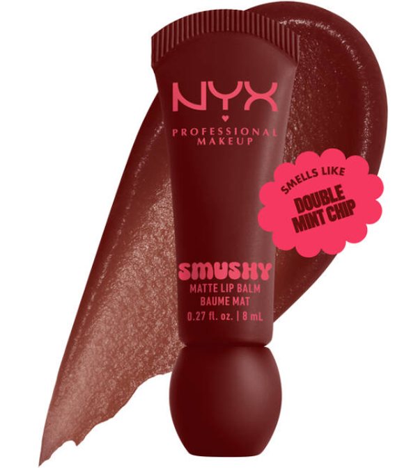 NYX SMUSHY MATTE LIP BALM - Smudge Fudge