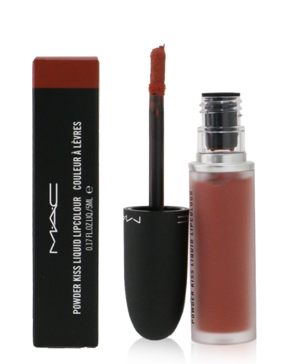 MAC  Powder Kiss Liquid Lipcolor - 997 Over The Taupe