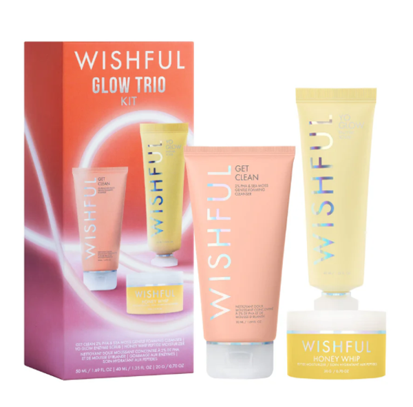 WISHFUL GLOW TRIO - 50 ml Get Clean Foaming Cleanser