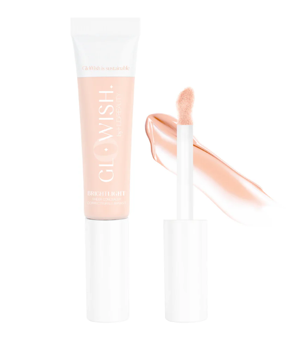 GLOWISH BRIGHT LIGHT HYDRATING SHEER VEGAN CONCEALER - PORCELAIN 00, 10.5ml