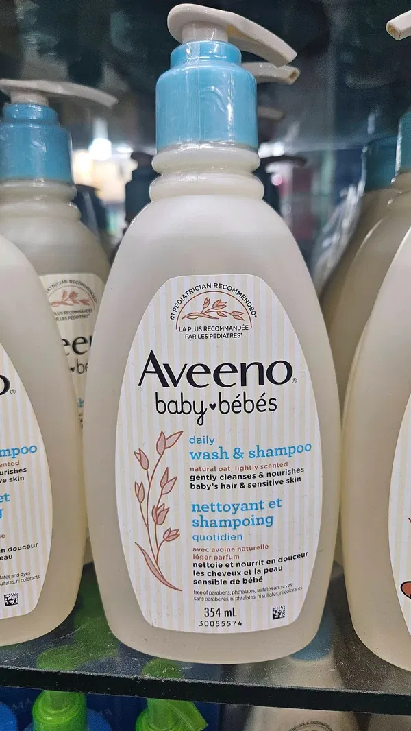 Aveeno Wash & Shampoo -354ml
