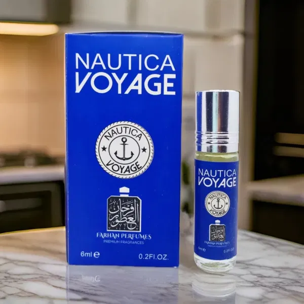 NAUTICA VOYAGE Attar by Al Farhan Concentrated Perfume Oil Long Lasting Fragrance - 6ml