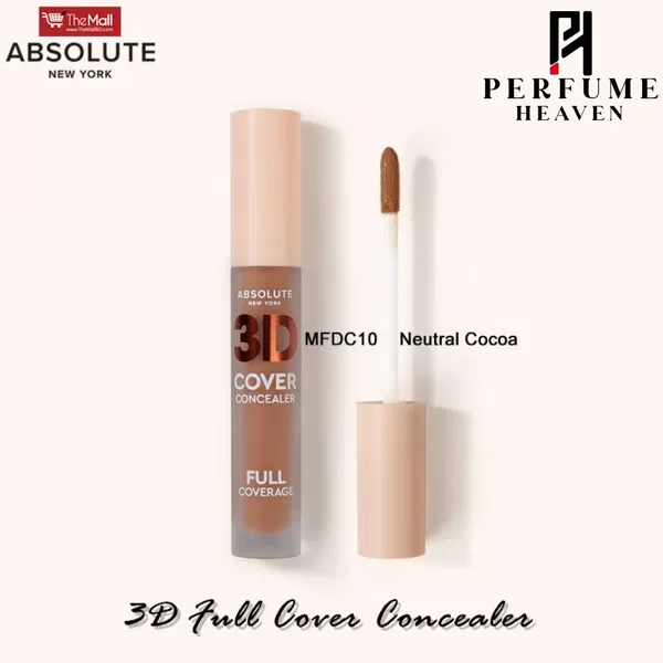 Absolute New York 3D Full Cover Concealer 5.5ml - MFDC10 Neutral Cocoa