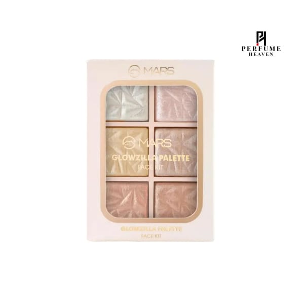Mars Cosmetics Glowzilla 6 Colour Highlighter Palette #01 (12gm)