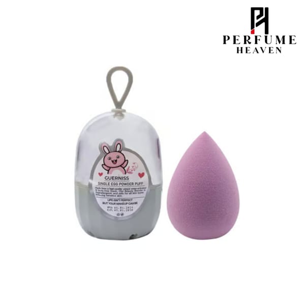 Guerniss Single Egg Powder Puff Tear Drop - Light Magenta