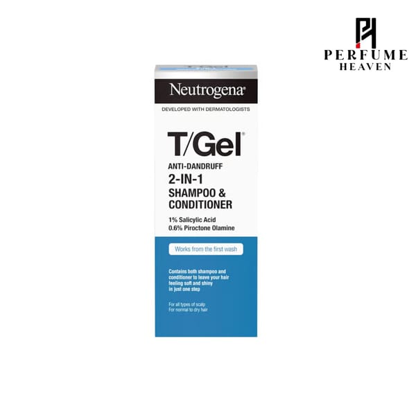 Neutrogena T-Gel 2 in 1 Anti Dandruff Shampoo And Conditioner 250ml