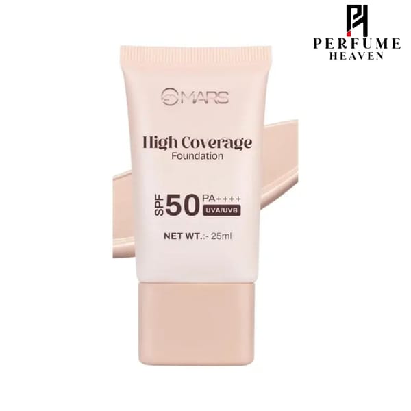 Mars High Coverage Foundation SPF50 PA++++ #01 Ivory Glow (25ml)