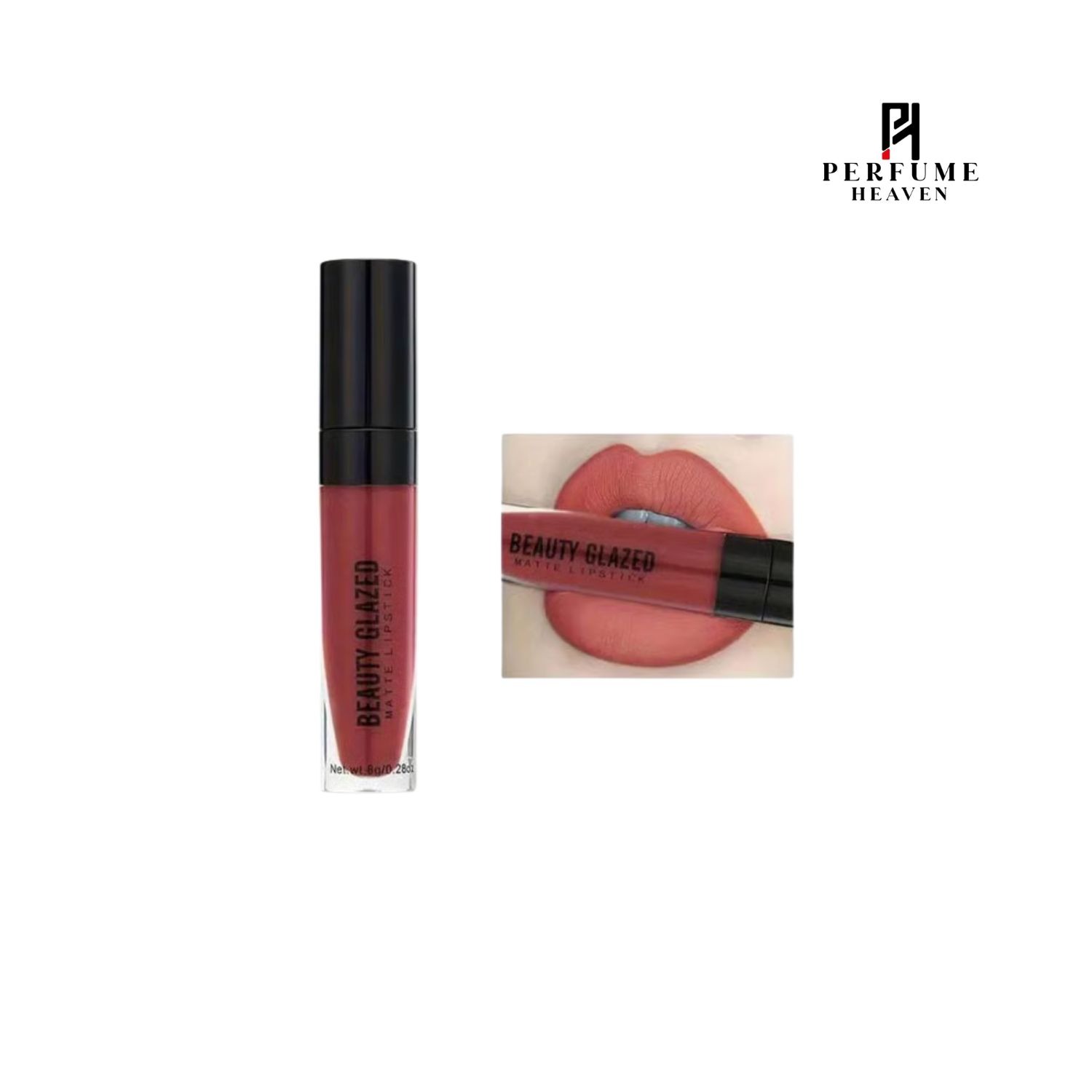 Beauty Glazed Matte Lipstick 8g - 109 Nude Rose