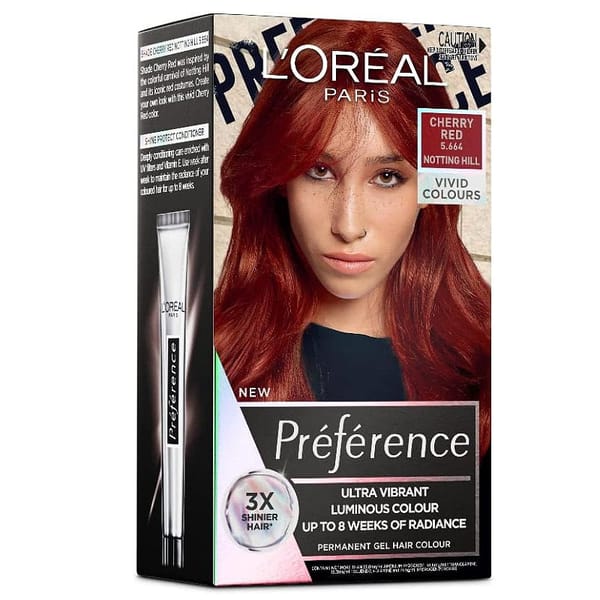 Loreal Préférence Vivids (Colorista) Permanent Gel Hair Dye, Cherry Red 5.664