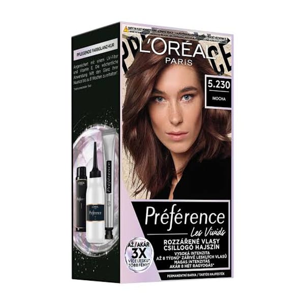 L'Oréal Paris Preference Les Vivids Permanent Gel Haircolour Mocha 5.230