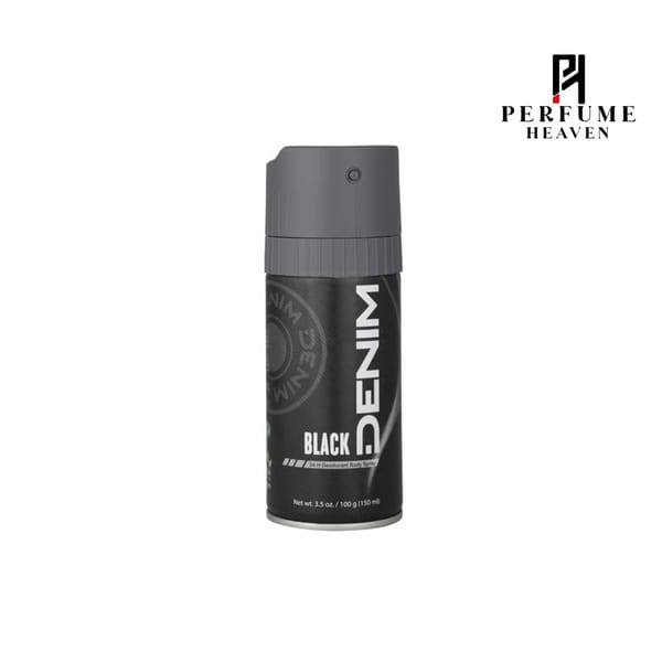 Denim 24h Deodorant Body Spray 100g - Black