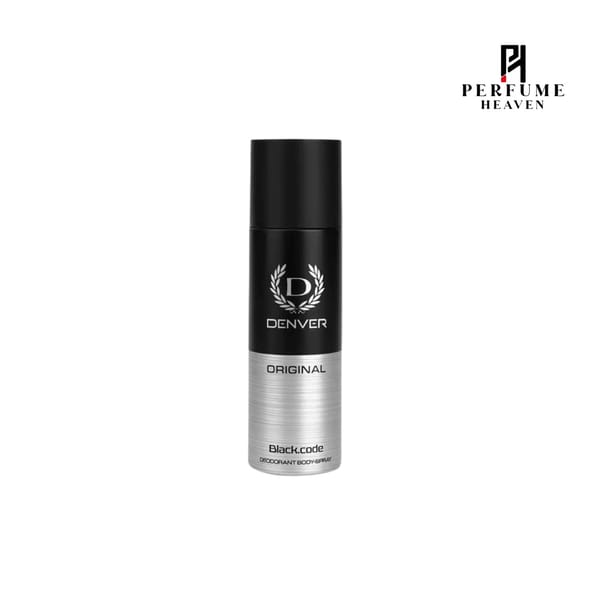 Denver Black Code Deodorant Body Spray 150ml - Original