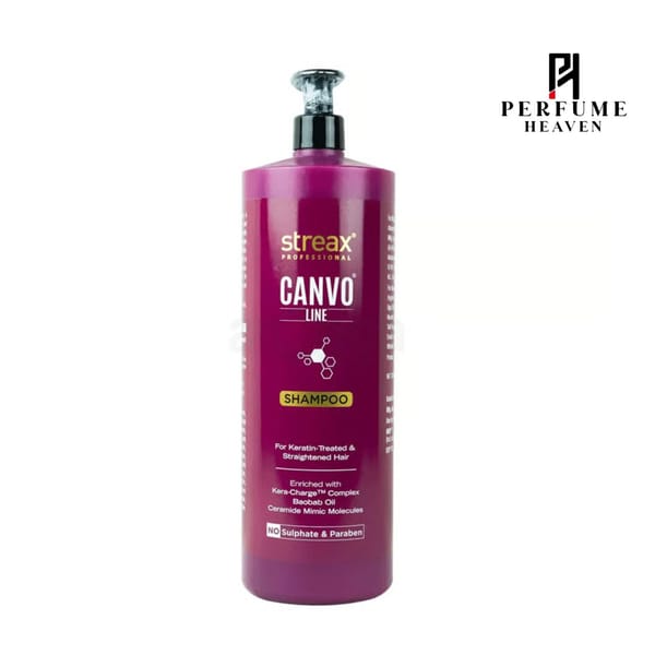 Streax Canvo Line Shampoo For Keratin Treated & Straightened hair 1.5L