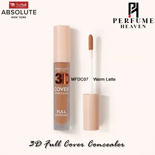 Absolute New York 3D Full Cover Concealer 5.5ml - MFDC07 Warm Latte