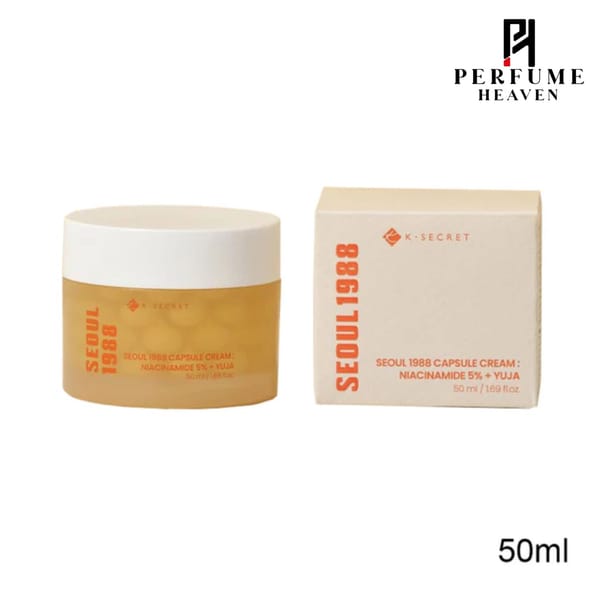 K-SECRET SEOUL 1988 Capsule Cream: Niacinamide 5% + Yuja