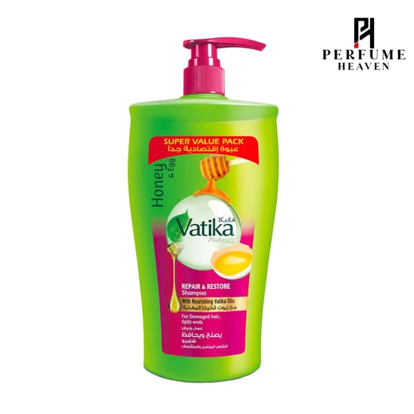 Vatika Honey & Egg Repair & Restore Shampoo for Damaged Hair 1000ml