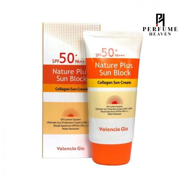 Valencia Gio Nature Plus Sun Block Collagen Sun Cream SPF 50+ - 70ml