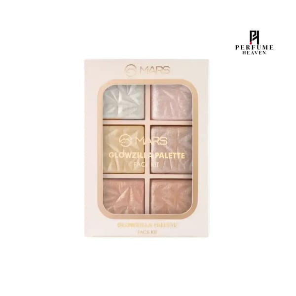 Mars Cosmetics Glowzilla 6 Colour Highlighter Palette #03 (12gm)