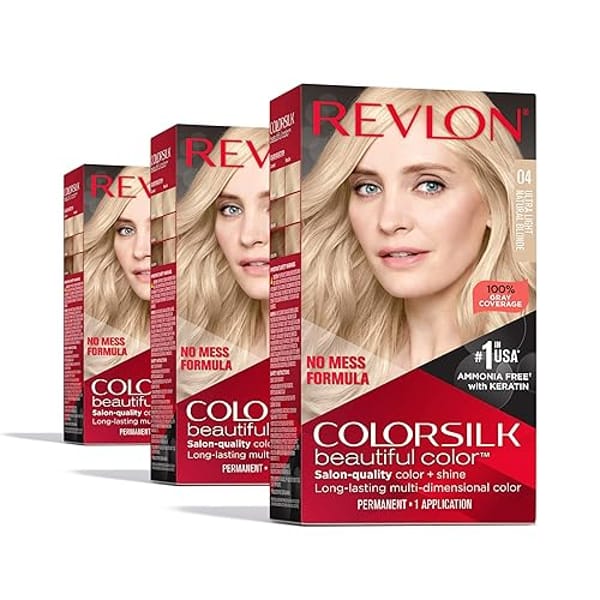 Revlon Color Silk Hair Color Ultra Light Natural Blonde 04