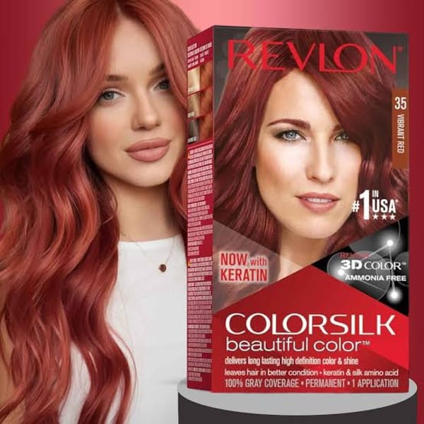 Revlon Colorsilk Beautiful Hair Color - 35 Vibrant Red