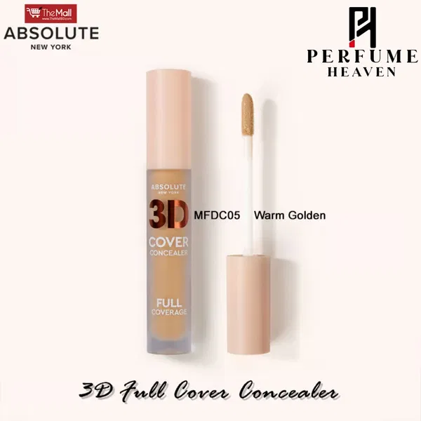 Absolute New York 3D Full Cover Concealer 5.5ml - MFDC05 Warm Golden