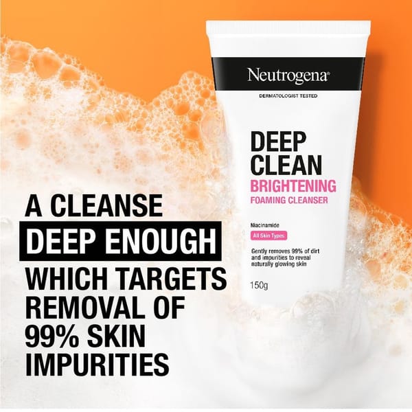 Neutrogena Deep Clean Brightening Foaming Cleanser 150g
