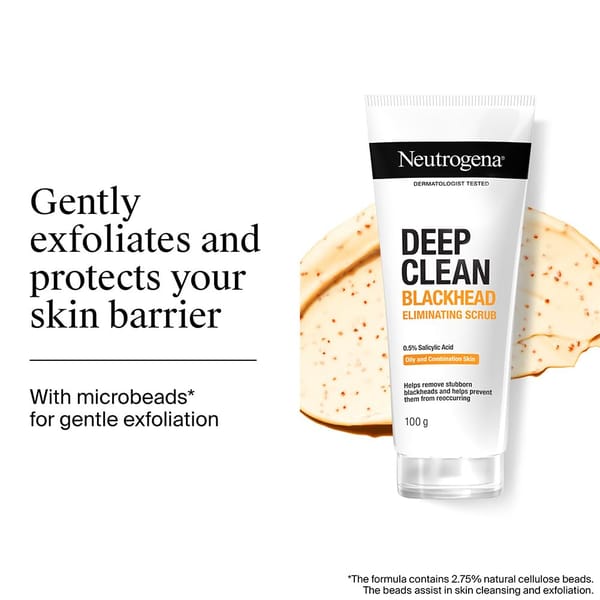 Neutrogena Deep Clean Scrub Blackhead Eliminating 100g