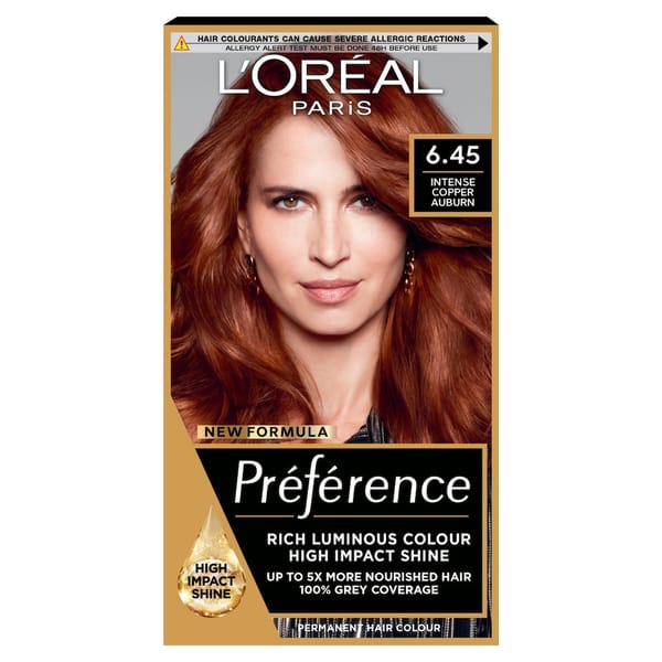 Loreal Paris Preference Hair Color - 6.45 Intense Copper Auburn